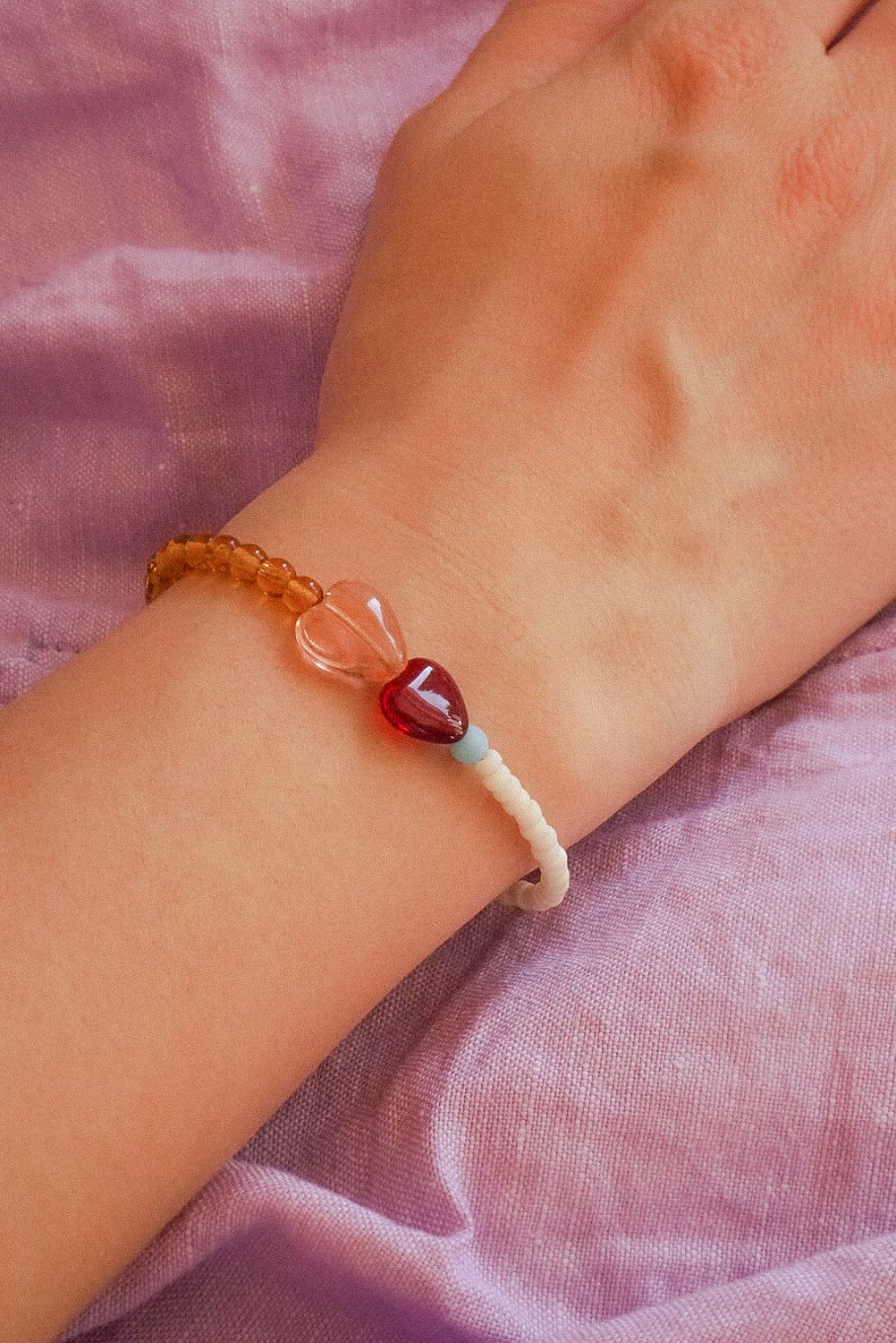 Heartfelt - Armband aus Glasperlen