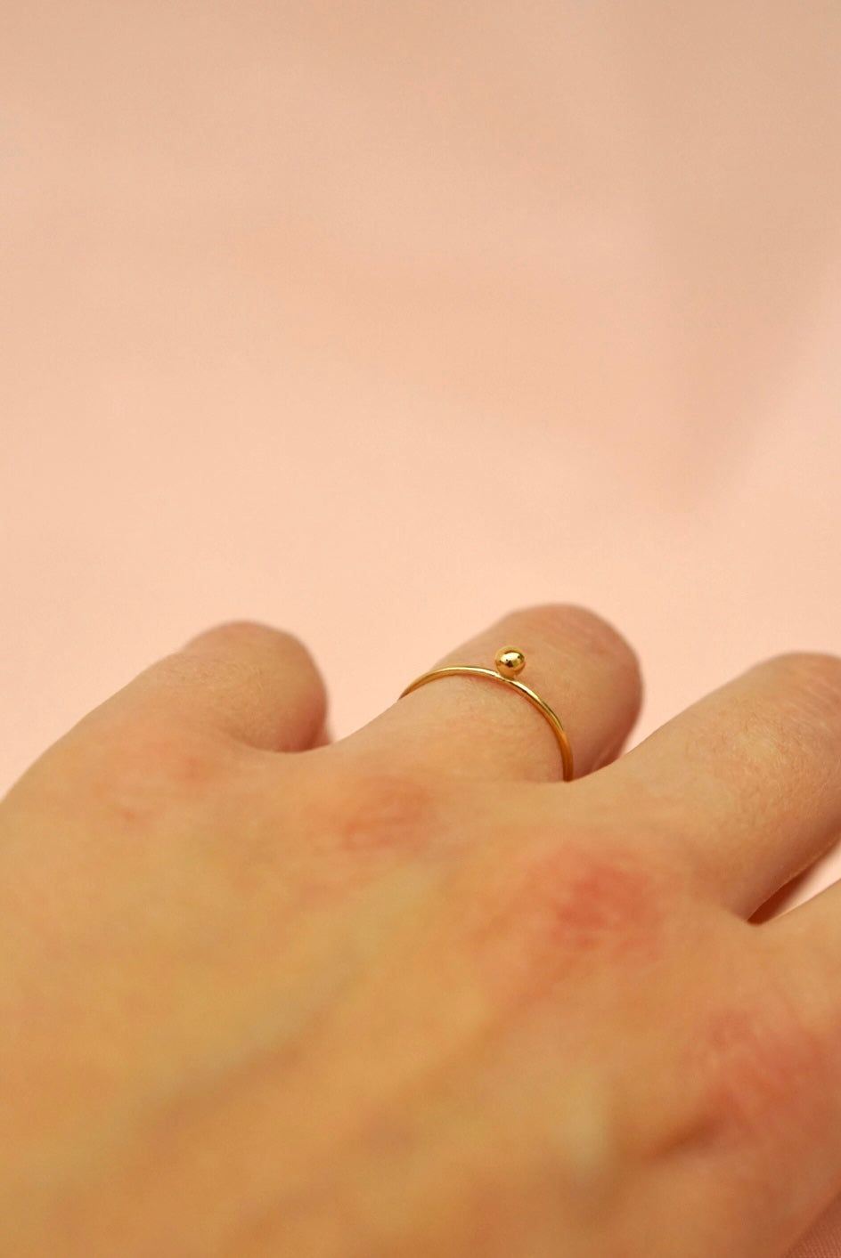 Gold BUBBLES ring