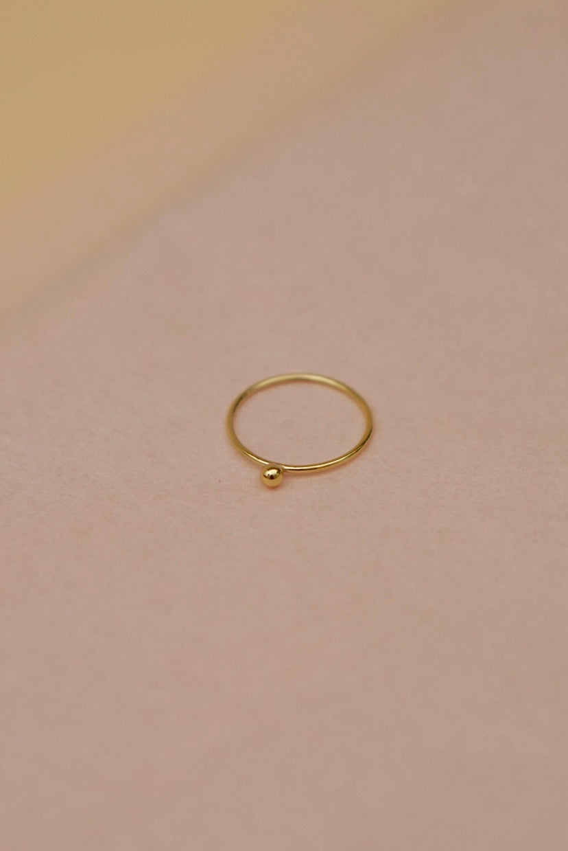 Gold BUBBLES ring