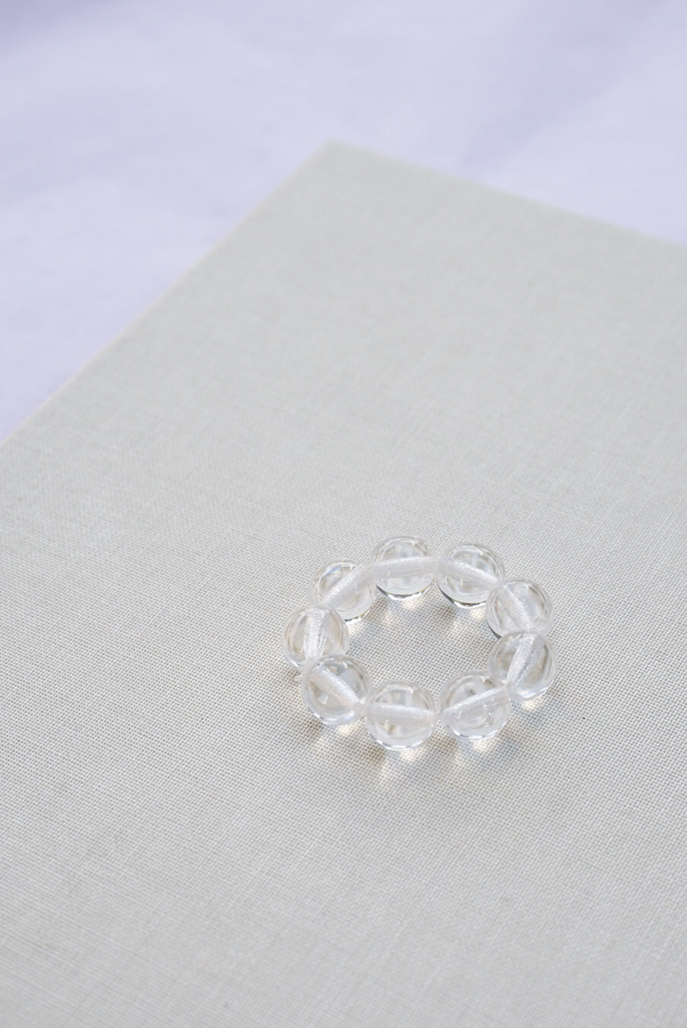 The San Ring - clear crystal