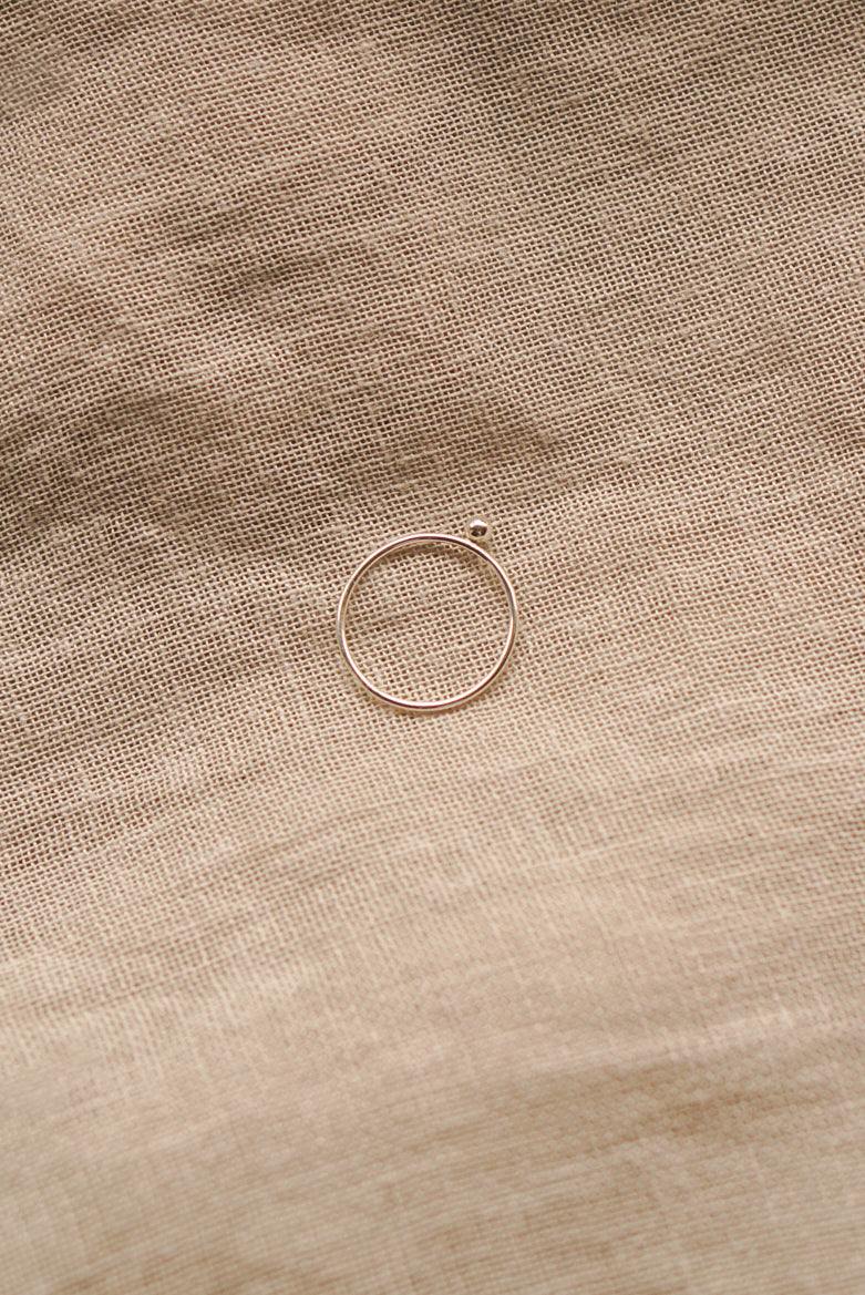 Solid Silver Bubble Ring